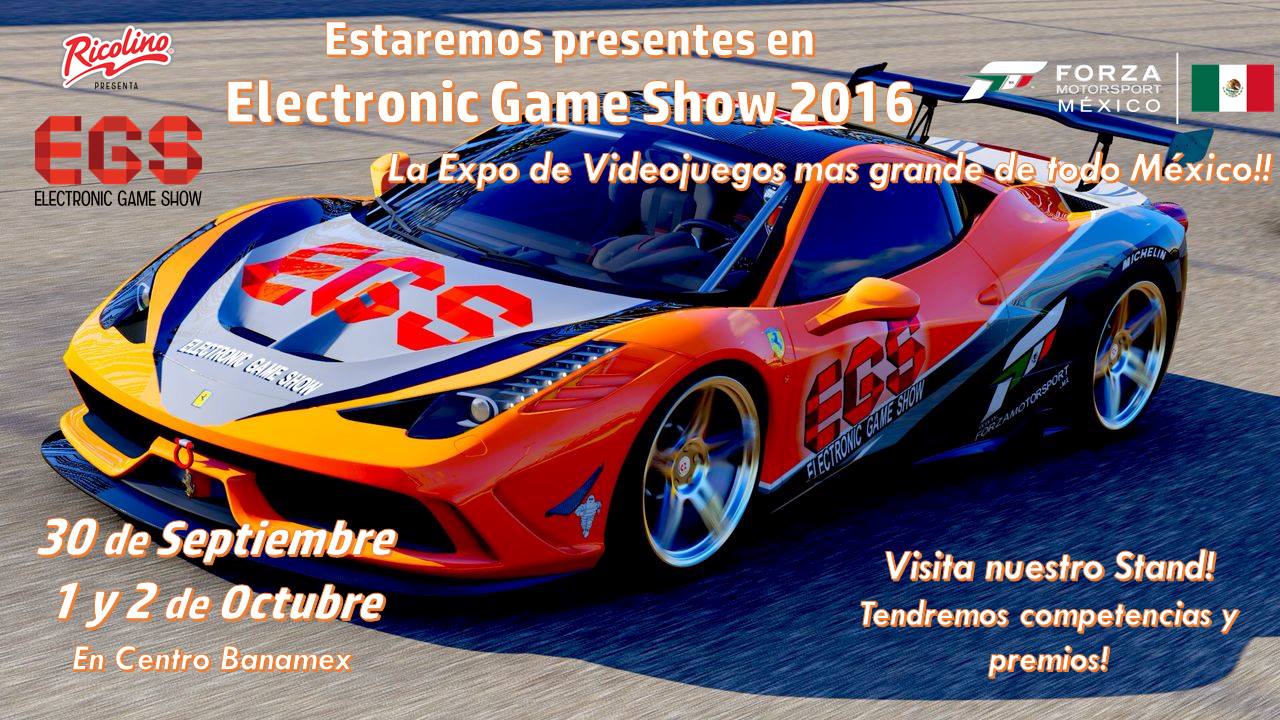 Forza Motorsport México estará presente en Electronic Game Show 2016.
